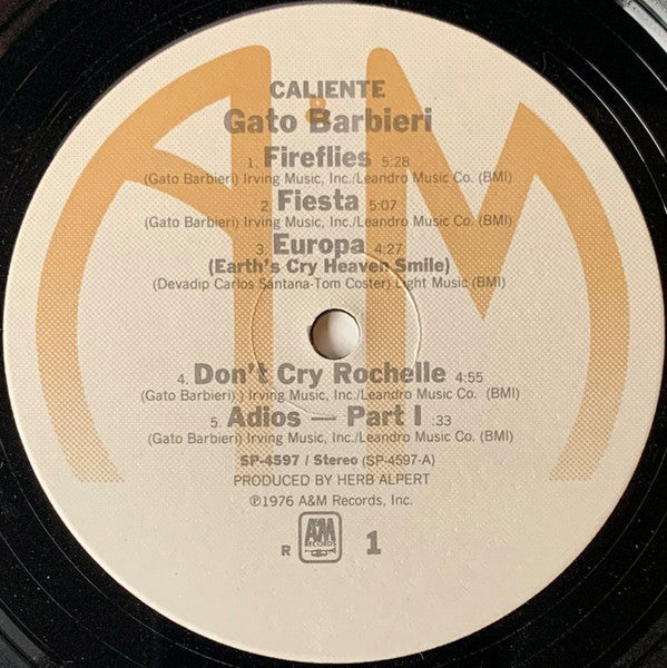Gato Barbieri : Caliente! (LP, Album, Ind)