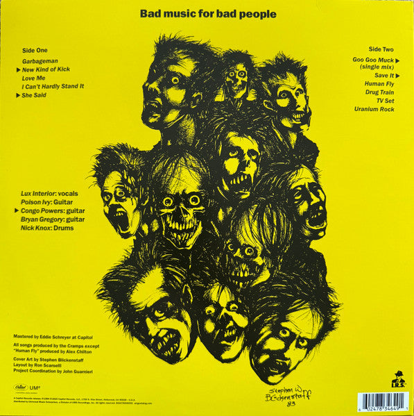 The Cramps : Bad Music For Bad People (LP, Comp, RE)
