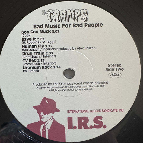 The Cramps : Bad Music For Bad People (LP, Comp, RE)
