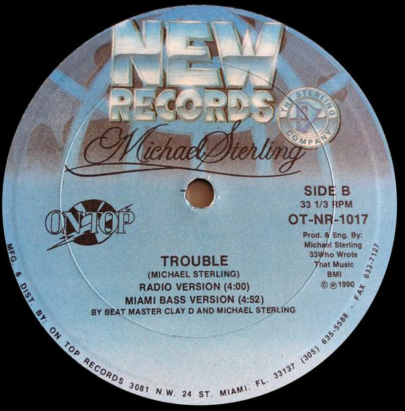Michael Sterling : All Night And Always / Trouble (12")
