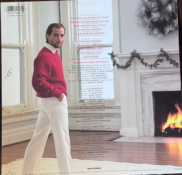 Lee Greenwood : Christmas To Christmas (LP, Album, Pin)