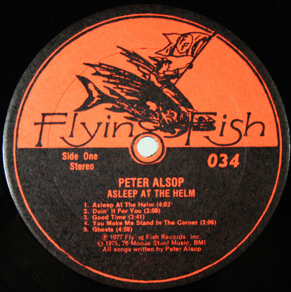 Peter Alsop : Asleep At The Helm (LP, Album)
