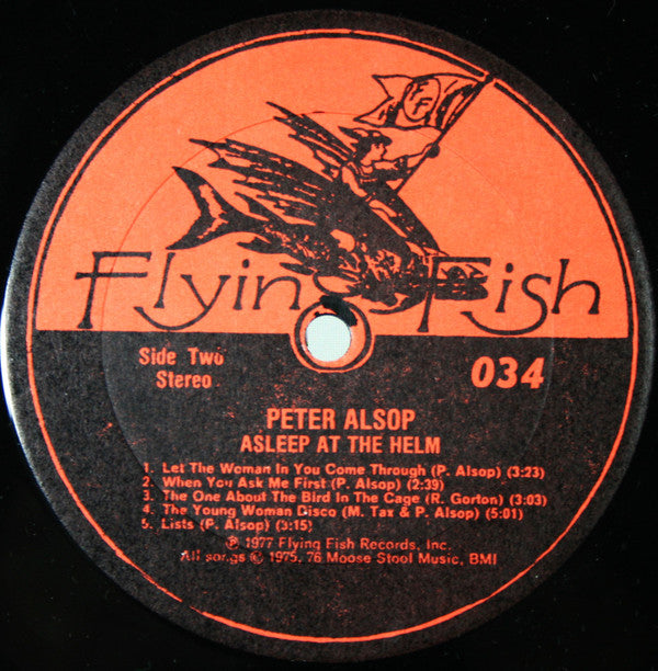Peter Alsop : Asleep At The Helm (LP, Album)