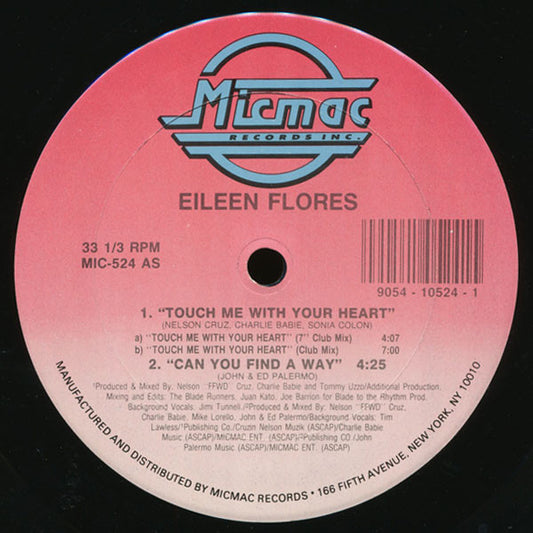 Eileen Flores : Touch Me With Your Heart (12", Single)