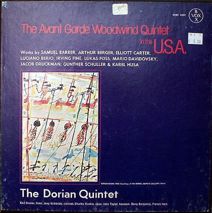 Samuel Barber, Arthur Berger (2), Elliott Carter, Luciano Berio, Irving Fine, Lukas Foss, Mario Davidovsky, Jacob Druckman, Gunther Schuller & Karel Husa - The Dorian Quintet* : The Avant Garde Woodwind Quintet In The U.S.A. (3xLP + Box)