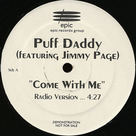 Puff Daddy featuring Jimmy Page : Come With Me (12", Promo)