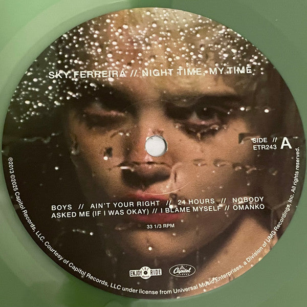 Sky Ferreira night time, my time LP レコード Buy Sky Ferreira : Night Time, My Time (LP, Album, RE, RP, Gre