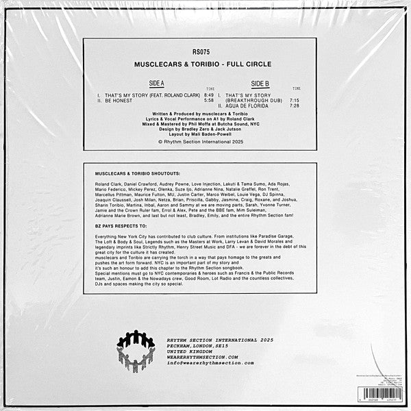 Musclecars & Toribio : Full Circle (12", EP)