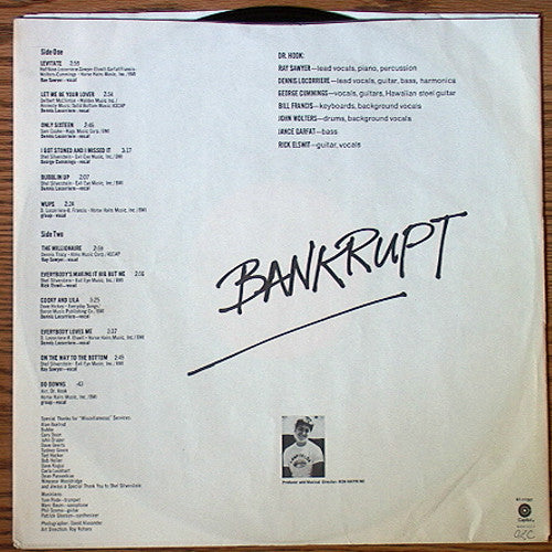 Dr. Hook : Bankrupt (LP, Album)