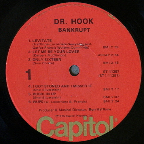 Dr. Hook : Bankrupt (LP, Album)