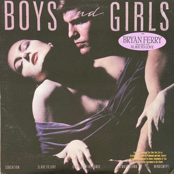 Bryan Ferry : Boys And Girls (LP, Album, Spe)