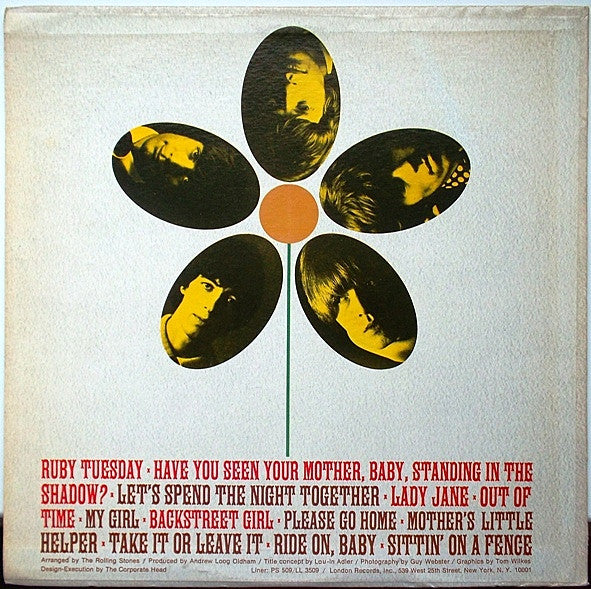 The Rolling Stones : Flowers (LP, Comp)