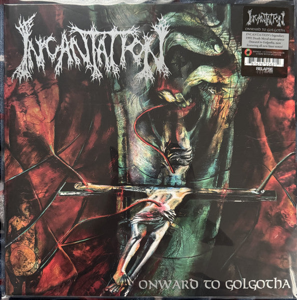 Incantation : Onward To Golgotha (LP, Album, RE, RM, Tri)