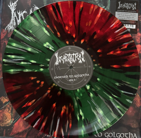 Incantation : Onward To Golgotha (LP, Album, RE, RM, Tri)