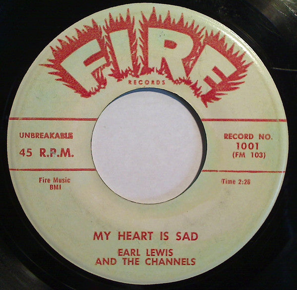 Earl Lewis And The Channels : The Girl Next Door / My Heart Is Sad (7")