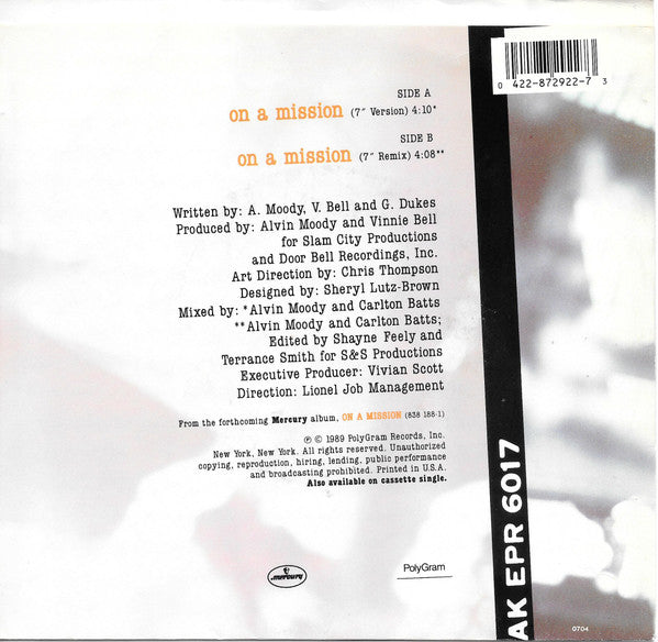 Leotis : On A Mission (7", Single)