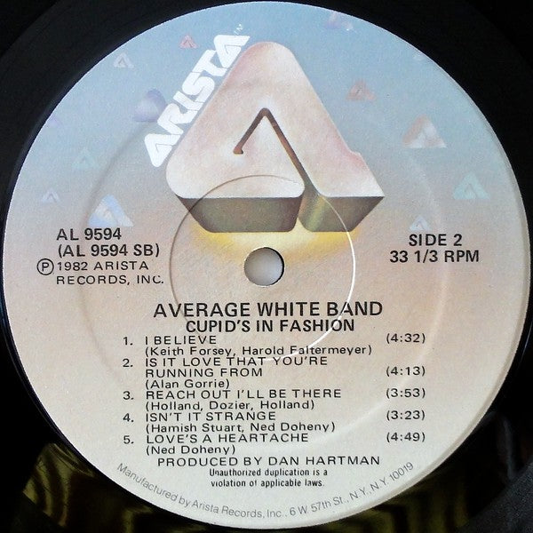 Average White Band : Cupid's In Fashion (LP, Album)