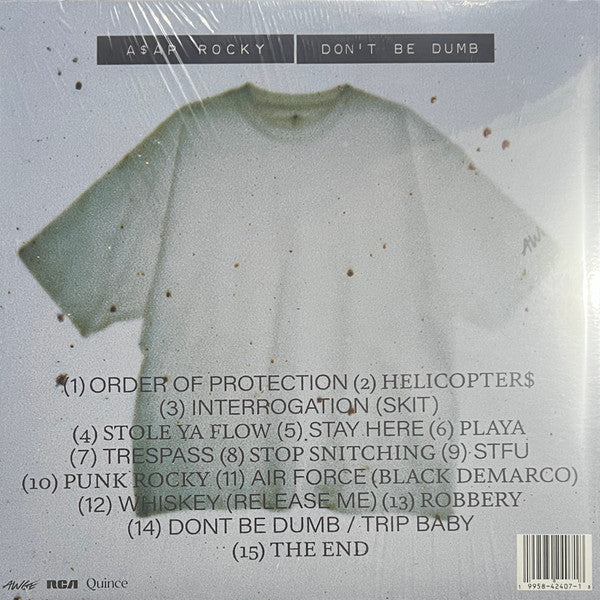 ASAP Rocky : Don't Be Dumb (LP + LP, Whi + Album, Ltd, Qui)