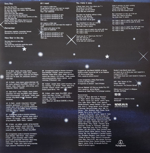 AIR French Band* : Moon Safari (LP, Album, RE, RP, Tra)