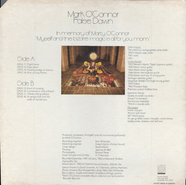 Mark O'Connor : False Dawn (LP, Album)