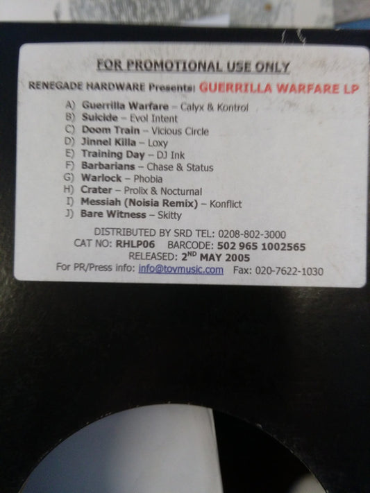 Various : Guerrilla Warfare (5x12", Comp, Promo)