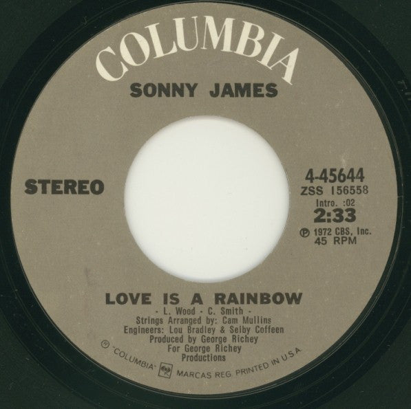Sonny James : When The Snow Is On The Roses (7", Single, Styrene, Ter)