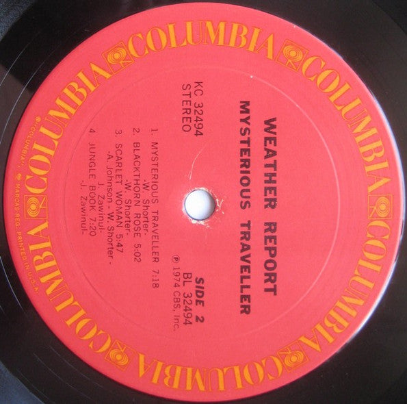 Weather Report : Mysterious Traveller (LP, Album, M/Print, Pit)