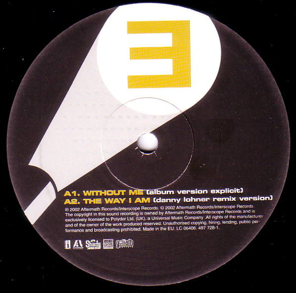 Eminem : Without Me (12", Single)