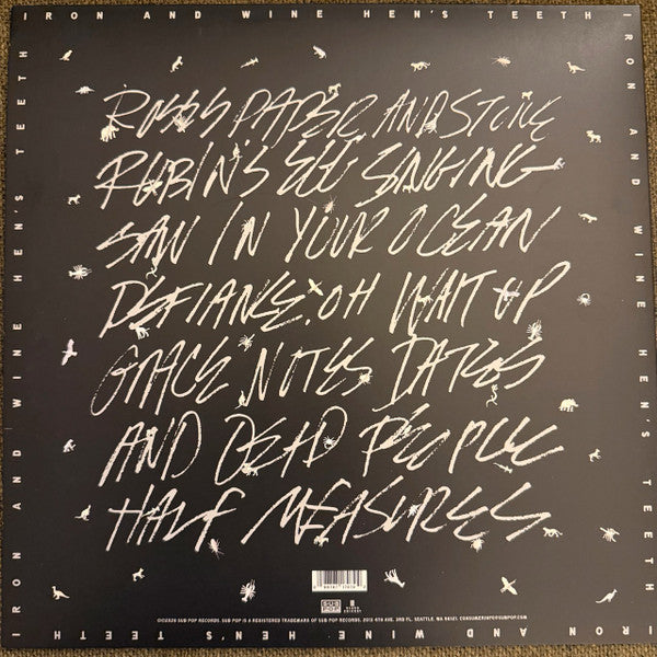 Iron And Wine : Hen's Teeth (LP, Album, S/Edition, Tra)