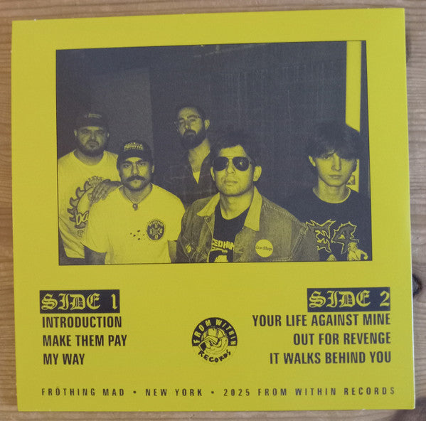 Fröthing Mad : Demo (7", EP, Ltd, Cle)