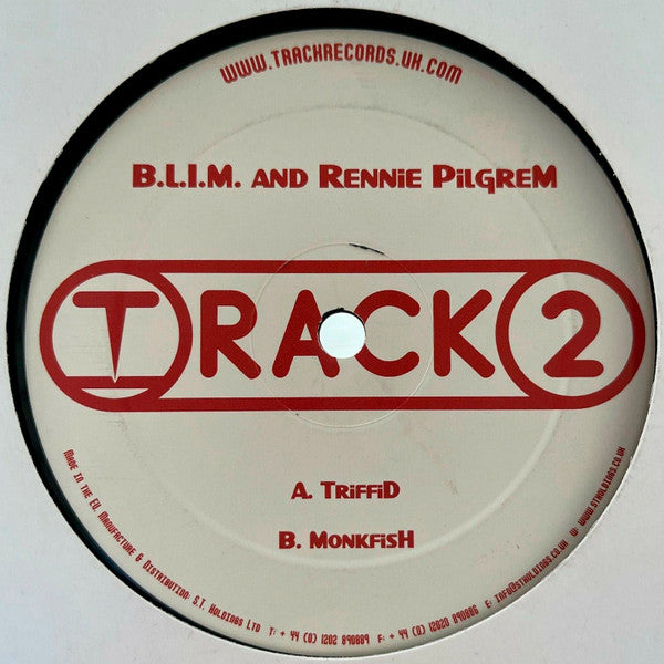 B.L.I.M. And Rennie Pilgrem* : Triffid / Monkfish (12")