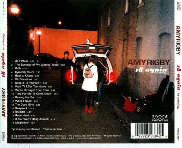 Amy Rigby : 18 Again (An Anthology) (CD, Comp)