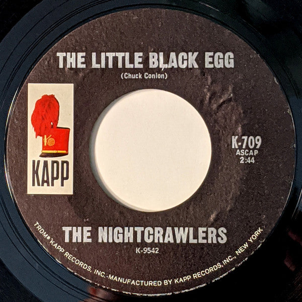 The Nightcrawlers : The Little Black Egg (7", Single, Styrene, Ter)