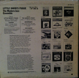 The Modern Jazz Ensemble : Little David's Fugue (LP, Album, RE)