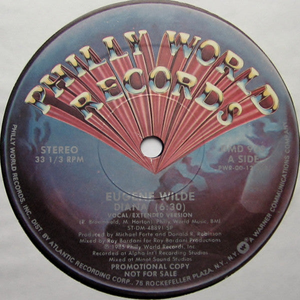 Eugene Wilde : Diana (12", Promo)