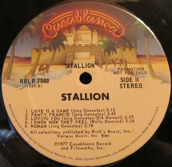 Stallion (2) : Stallion (LP, Album, Promo)