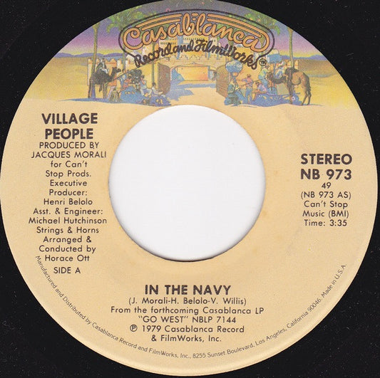 Village People : In The Navy (7", Single, 49 )