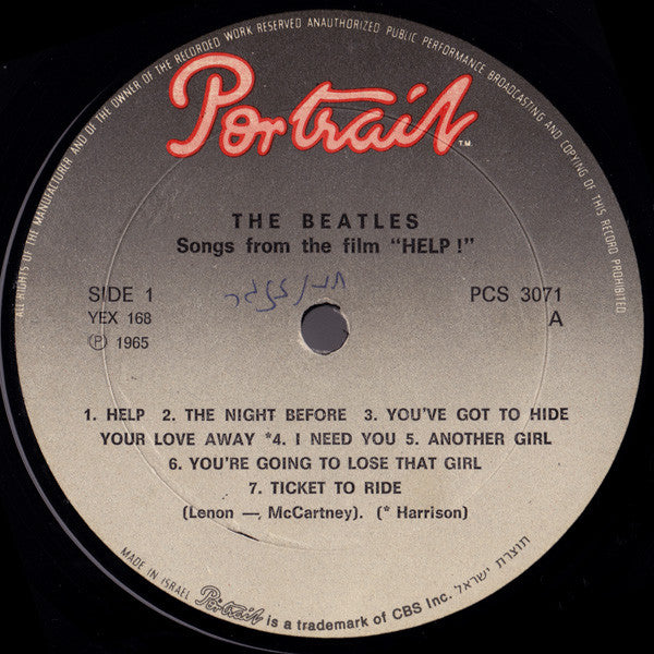 The Beatles : Help! (LP, Album, RE)