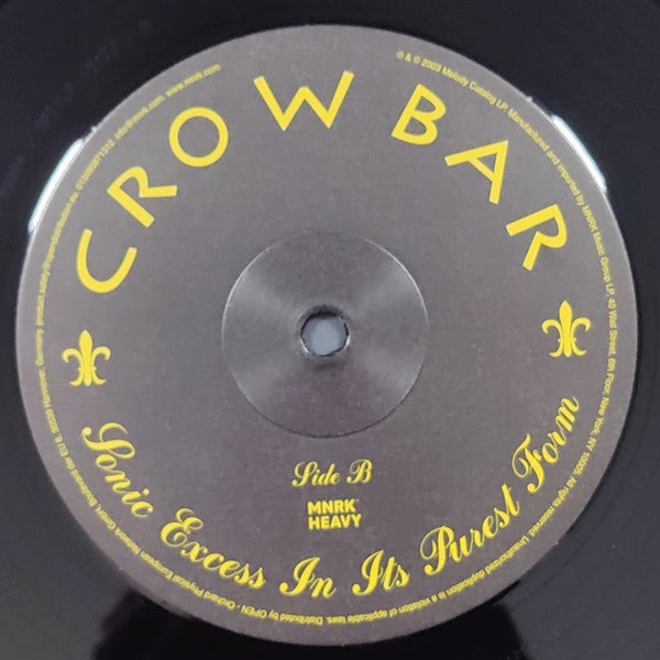 Crowbar (2) : Sonic Excess In Its Purest Form (2xLP, Album, Ltd, RE)