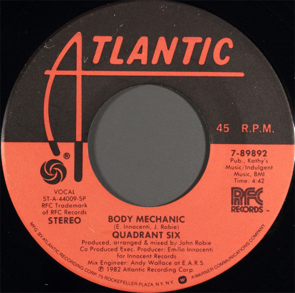 Quadrant Six : Body Mechanic (7")