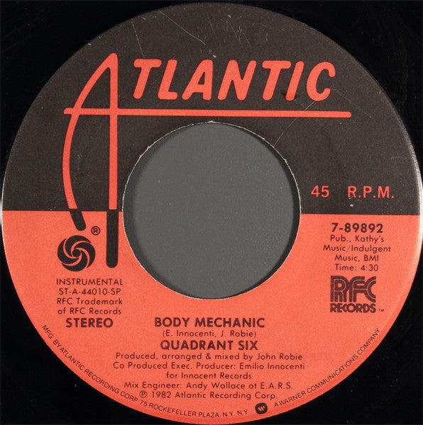 Quadrant Six : Body Mechanic (7")