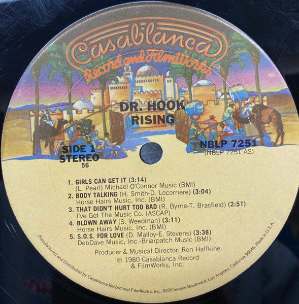 Dr. Hook : Rising (LP, Album, Club, Ter)