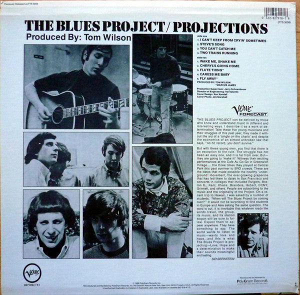 The Blues Project : Projections (LP, Album, RE)