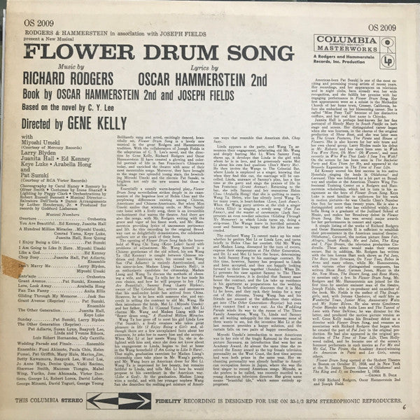 Rodgers & Hammerstein In Association With Joseph Fields : Flower Drum Song (LP, Album, Hol)