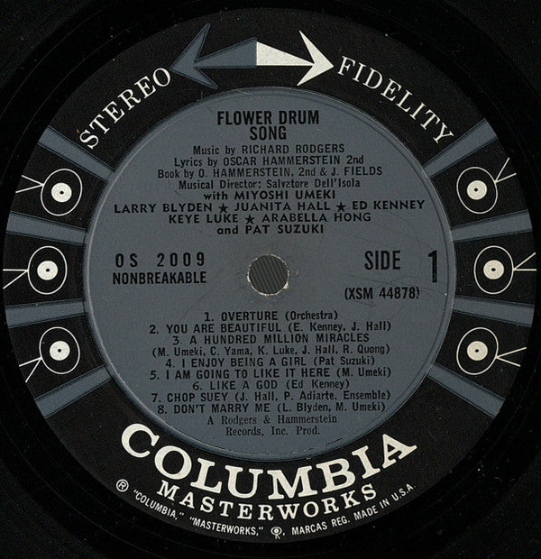Rodgers & Hammerstein In Association With Joseph Fields : Flower Drum Song (LP, Album, Hol)
