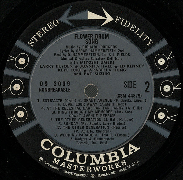 Rodgers & Hammerstein In Association With Joseph Fields : Flower Drum Song (LP, Album, Hol)