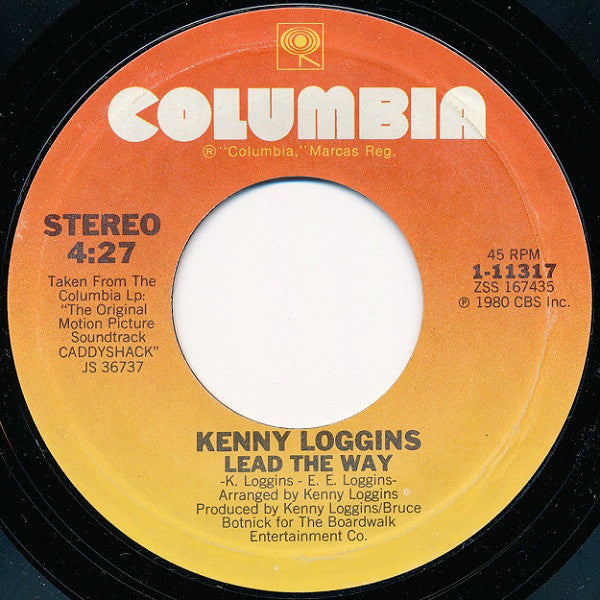 Kenny Loggins : I'm Alright (Theme From "Caddyshack") (7", Single, Styrene, Pit)