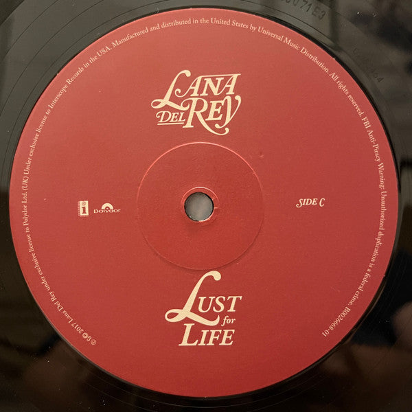 Lana Del Rey : Lust For Life (2xLP, Album, RE, RP)