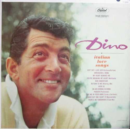 Dean Martin : Dino: Italian Love Songs (LP, Album, Mono)