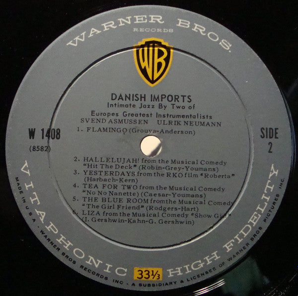 Svend Asmussen & Ulrik Neumann : Danish Imports (LP, Album, Mono)